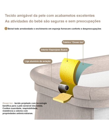 Berço de Bebé Avançado (Cinzento)
